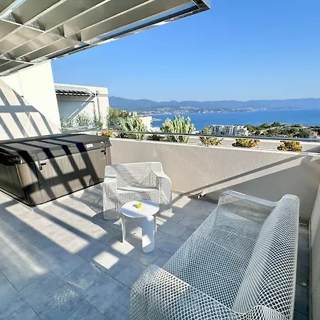 Penthouse Vue Lägenhet Ajaccio (Corsica)